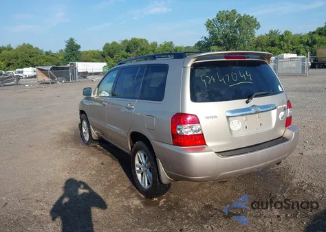 2006 Toyota Highlander Hybrid V6 из США, поврежденный, VIN JTEDW21A360016247
